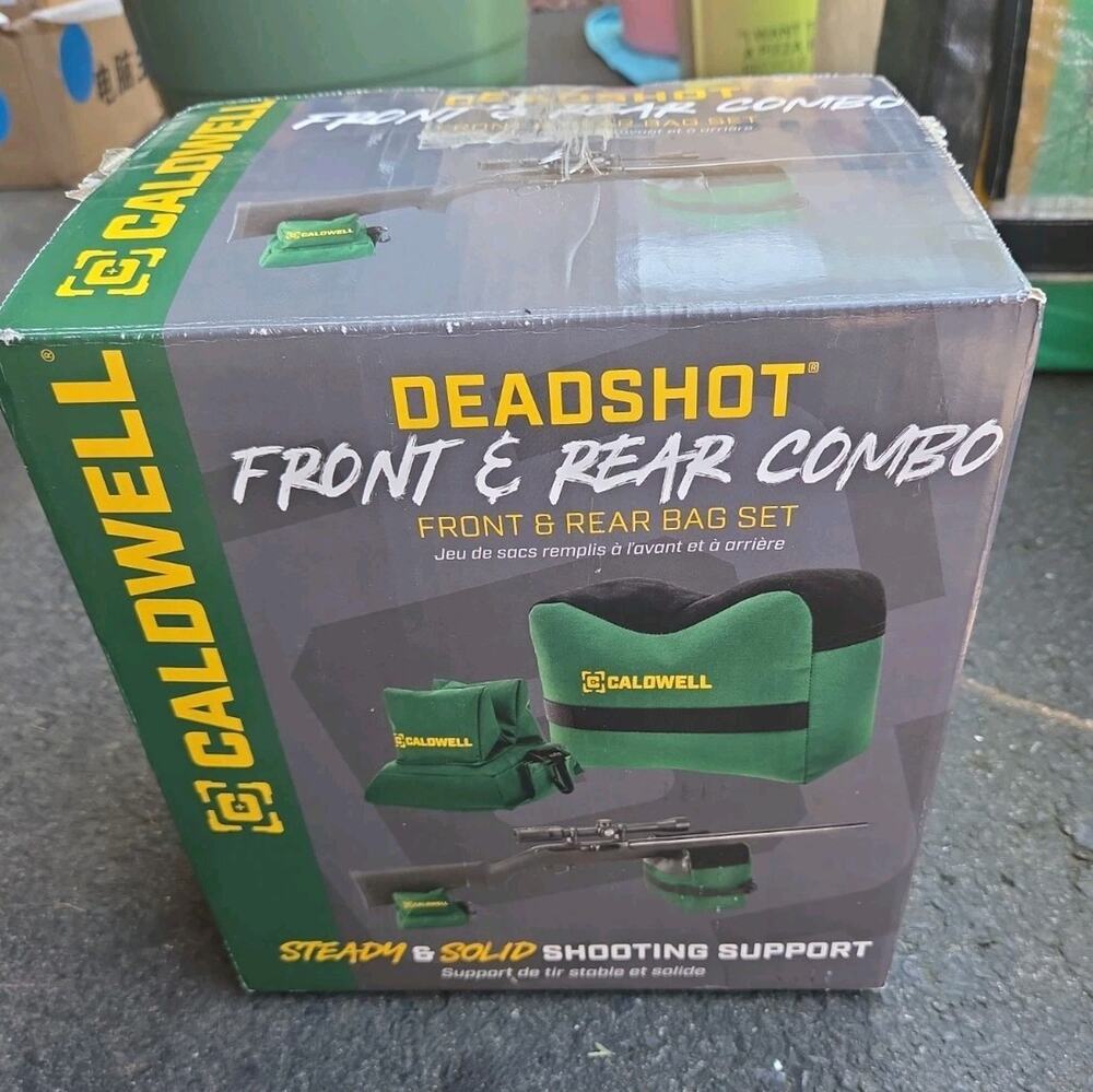 Caldwell DeadShot Boxed Combo Shooting Bag Set (Front & Rear) - PRE-FILLED**